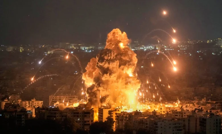 Israel launched a series of airstrikes on Hezbollah’s stronghold in southern Beirut on Wednesday night