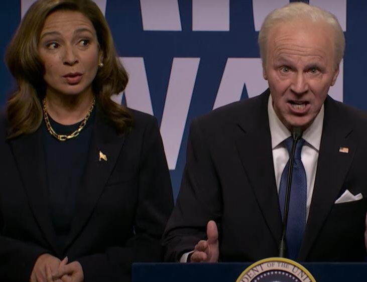 Dana Carvey made a comeback to Saturday Night Live with his portrayal of US President Joe Biden