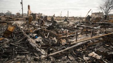 The hurricane that has devastated a city in Asheville